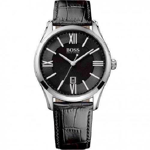 Image of Hugo Boss Sølv Quartz herre ur, model 1513022